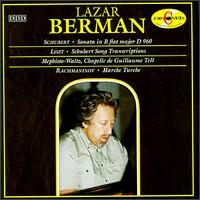 Lazar Berman Plays Liszt, Schubert and Rachmaninov - Lazar Berman (piano)