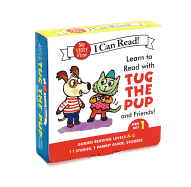 Learn to Read with Tug the Pup and Friends! Box Set 1: A Box of 11 stories, 1 parent guide, and reward stickers for Beginning Readers; Reading Level A-C