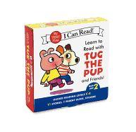 Learn to Read with Tug the Pup and Friends! Box Set 2: A Box of 11 stories, 1 parent guide, and reward stickers for Beginning Readers; Reading Level C-E