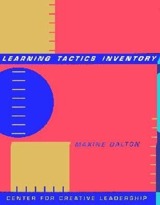 Learning Tactics Inventory, Includes Sample Copy of Participant's Workbook: Facilitator's Guide - Dalton, Maxine A