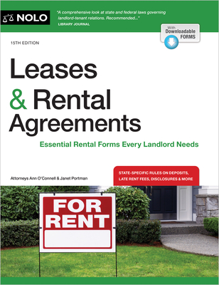 Leases & Rental Agreements - Portman, Janet, and O'Connell, Ann