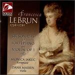 Lebrun: Six Sonatas For Fortepiano And Violin, Op.1 - Dana Maiben (violin); Monica Jakuc (fortepiano)