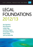 Legal Foundations 2012/2013
