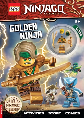 LEGO NINJAGO: Golden Ninja Activity Book (with Lloyd minifigure) - LEGO, and Buster Books