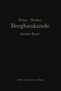 Lehrbuch Der Bergbaukunde