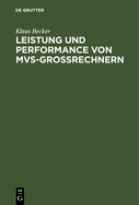 Leistung Und Performance Von MVS-Gro?rechnern