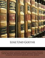 Lenz Und Goethe