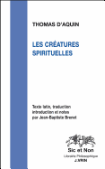 Les Creatures Spirituelles - D'Aquin, Thomas