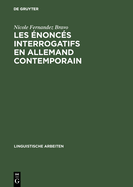 Les ?nonc?s Interrogatifs En Allemand Contemporain