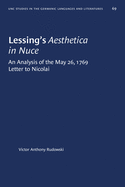 Lessing's Aesthetica in Nuce: An Analysis of the May 26, 1769, Letter to Nicolai