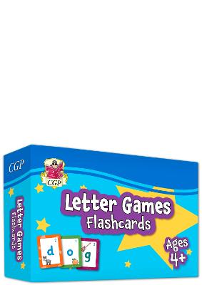Letter Games Flashcards for Ages 4+ - CGP Books (Editor)