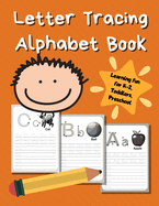 Letter Tracing Alphabet Book: ABC Learning Book for Kids - Toddlers, Preschool, K-2 - Red