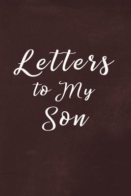 Letters to My Son Book: Write Now Read Later Letters from Mom or Dad - Chalk Texture Red - USA, Bizcom