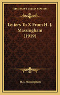 Letters to X from H. J. Massingham (1919)