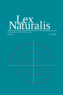 Lex Naturalis Volume 2: A Journal of Natural Law