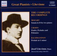 Lhevinne: The Complete Recordings - Josef Lhevinne (piano); Rosina Lhevinne (piano)