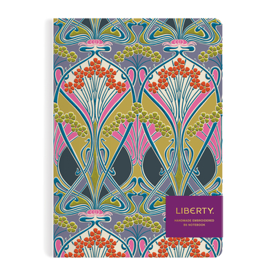 Liberty Ianthe Bloom B5 Handmade Embroidered Journal - Galison by (Artist) (Creator)