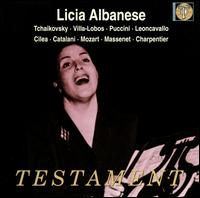 Licia Albanese sings Tchaikovsky, Villa-Lobos, Puccini, Leoncavallo, Etc. - Licia Albanese (soprano); Robert Merrill (baritone)