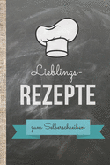 Lieblingsrezepte zum Selberschreiben: Kochbuch selbst schreiben! Das 120 Seiten starke A4 Notizbuch mit praktischem Innenteil bietet gen?gend Platz f?r die besten Kochrezepte. Sei kreativ und gestalte das Einschreibebuch selbst!