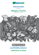 lietuviu kalba - Malagasy (Tesaka), paveiksleliu zodynas, BW: BABADADA Lithuanian - Malagasy (Tesaka), visual dictionary, BW
