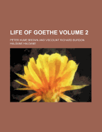 Life of Goethe Volume 2