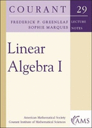 Linear Algebra I