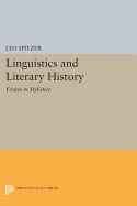 Linguistics and Literary History: Essays in Stylistics