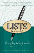 Lists to Live By: the third collection: for everything that really matters