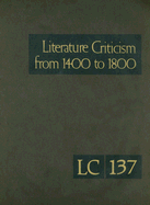 Literature Criticism from 1400 to 1800 - Gale Research Inc