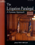 Litigation Paralegal: Systems Approach - McCord, James W H