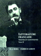Littérature française : textes et contextes. Vol.2