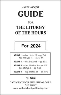 Liturgy of the Hours Guide 2024 - Catholic Book Publishing Corp