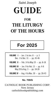 Liturgy of the Hours Guide for 2025 (Large Type) - Catholic Book Publishing Corp