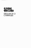 Living Record: Essays/Memory Constanti - Makaryk, Irena R (Editor)