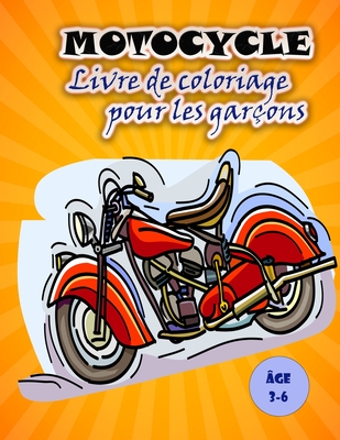 Livre de coloriage de motos pour les enfants: Big and Fun Motorcycle Images for Kids - D, Thomas