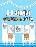 Llama Coloring Book: cute alpaca colouring book for kids, children Activity Book for Girls & Boys, (Gifted Kids Coloring Animals)