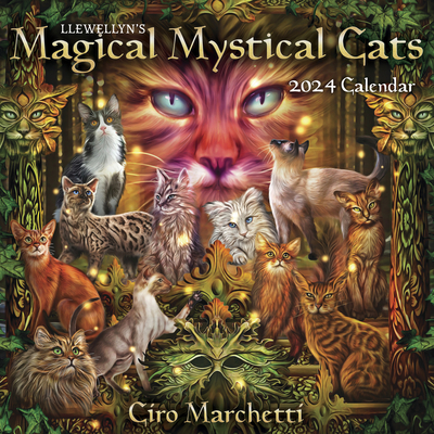 Llewellyn's 2024 Magical Mystical Cats Calendar - Worldwide Ltd, Llewellyn