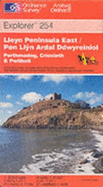 Lleyn Peninsula East-Porthmadog, Criccieth and Pwllheli (Explorer Maps)