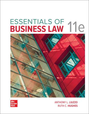 Loose-Leaf for Essentials of Business Law - Liuzzo, Anthony, Professor, MBA