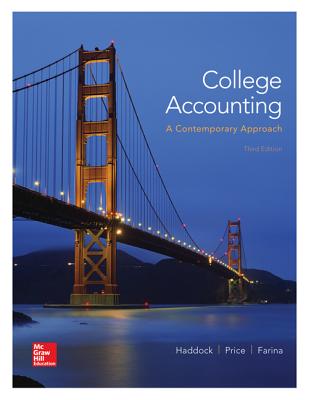 Loose Leaf Version for College Accounting (a Contemporary Approach) - Haddock, M David, and Price, John Ellis, and Farina, Michael