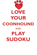 Love Your Coonhound and Play Sudoku Redbone Coonhound Sudoku Level 1 of 15