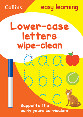 Lower Case Letters Age 3-5 Wipe Clean Activity Book: Ideal for Home Learning - Collins Easy Learning