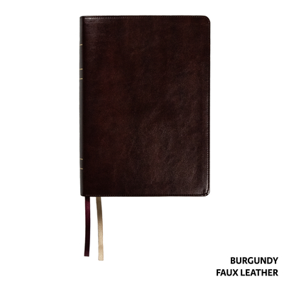 Lsb Inside Column Reference, Paste-Down, Reddish-Brown Faux Leather - Steadfast Bibles