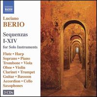 Luciano Berio: Sequenzas I-XIV for Solo Instruments - Alain Trudel (trombone); Boris Berman (piano); Darrett Adkins (cello); Erica Goodman (harp); Guy Few (trumpet);...