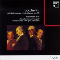 Luigi Boccherini: Quintettes avec Contrebasse - Clena Stein (double bass); Emilio Moreno (viola); Enrico Gatti (violin); Ensemble 415; Kathi Gohl (cello);...
