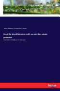 Maa? f?r Maa? Wie einer mi?t, so wird ihm wieder gemessen: Translation of Measure for Measure