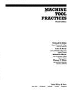 Machine Tool Practices - Kibbe, Richard R
