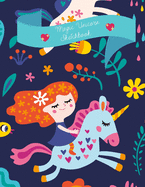 Magic Unicorn Sketch Book for Girls & Children! Cute Folk Lore Design Magical Unicorn Drawing Pad Blank Paper, Unicorns Spark Magical Imagination for Drawing, Art & Creative Fun!: High Quality Blank Paper Sketch Book, Beautiful Magic Unicorn Sketch Books