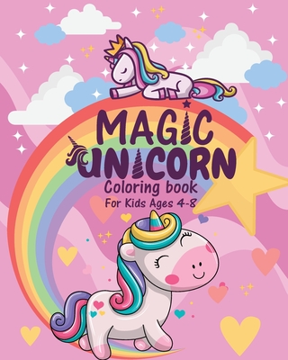 Magic Unicorn: Sparkle and Shine with this Coloring Book For Kids, Girls - Johnson, Emily