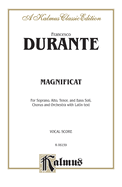 Magnificat: Satb with Satb Soli (Latin Language Edition)